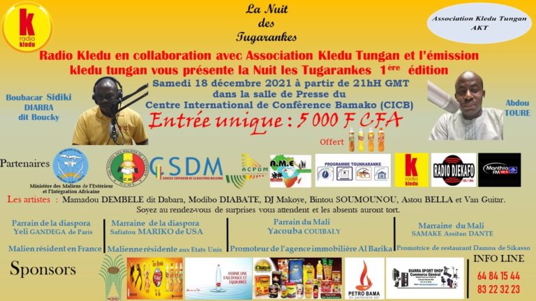 Nuit des Tounkaraké La 1er édition en gestation