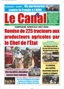 "LE CANAL" est un hebdomadaire d’informations agropastorale et économique édité par Orbite. 